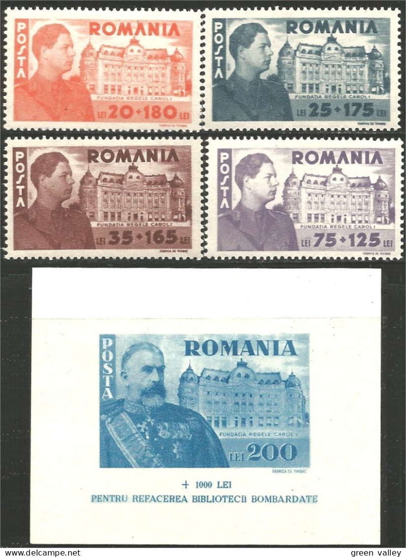 766 Roumanie 1945 Carol Michael Foundation Fondation Michel Charles MNH ** Neuf SC (ROU-160) - Unused Stamps