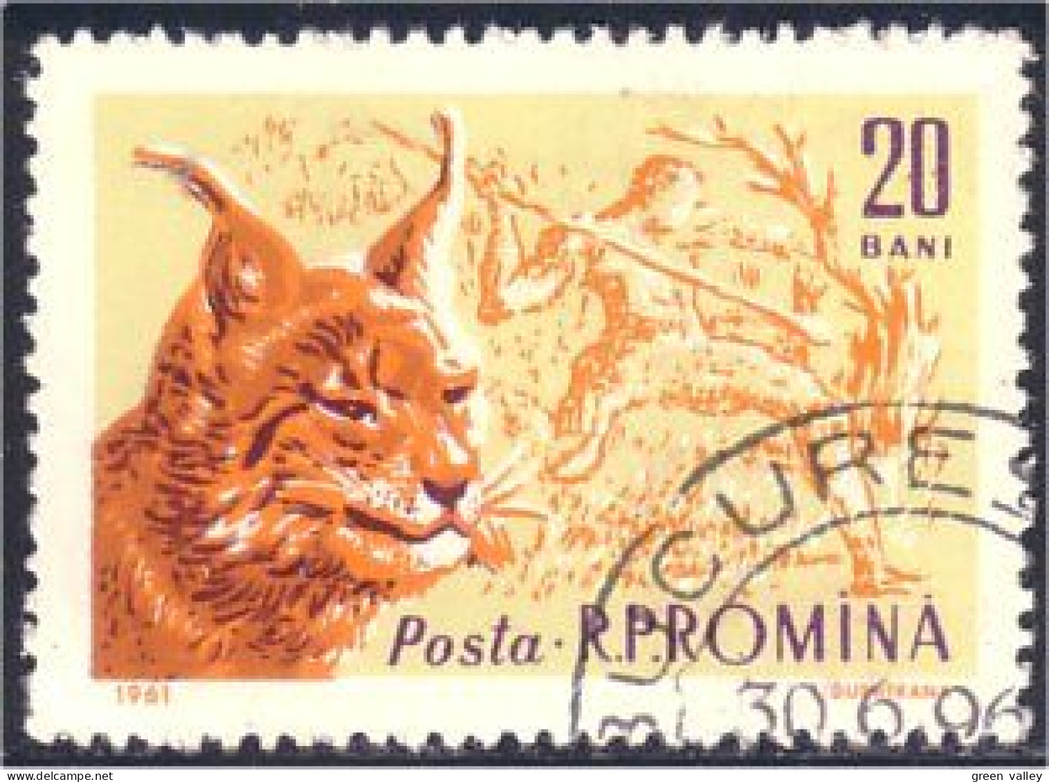 766 Roumanie Lynx (ROU-102) - Big Cats (cats Of Prey)