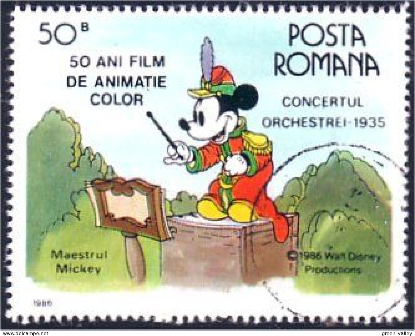 766 Roumanie Disney Chef Orchestre Concert (ROU-74) - Musica