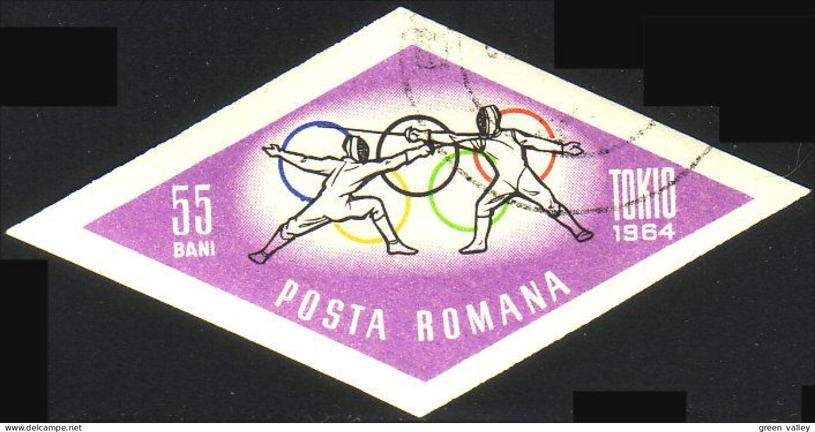 766 Roumanie Fleuret Escrime Fencing Fechten Esgrima Scherma (ROU-3) - Escrime