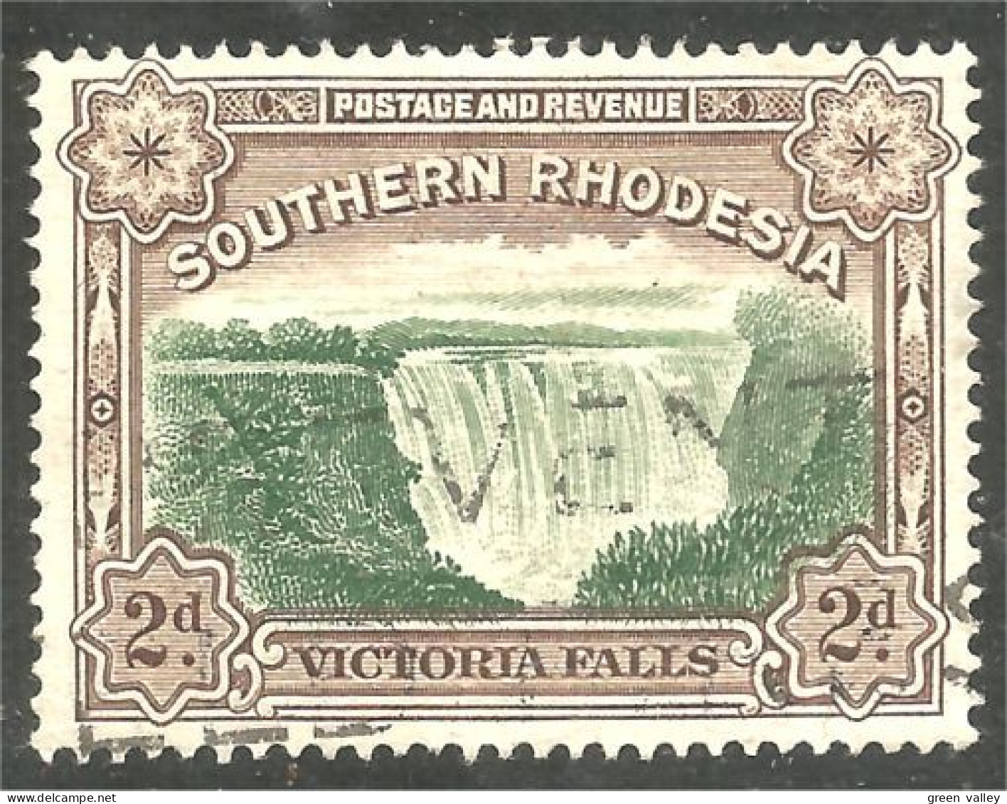 762 Southern Rhodesia 1935 Chutes Victoria Falls (RHS-24f) - Sonstige & Ohne Zuordnung