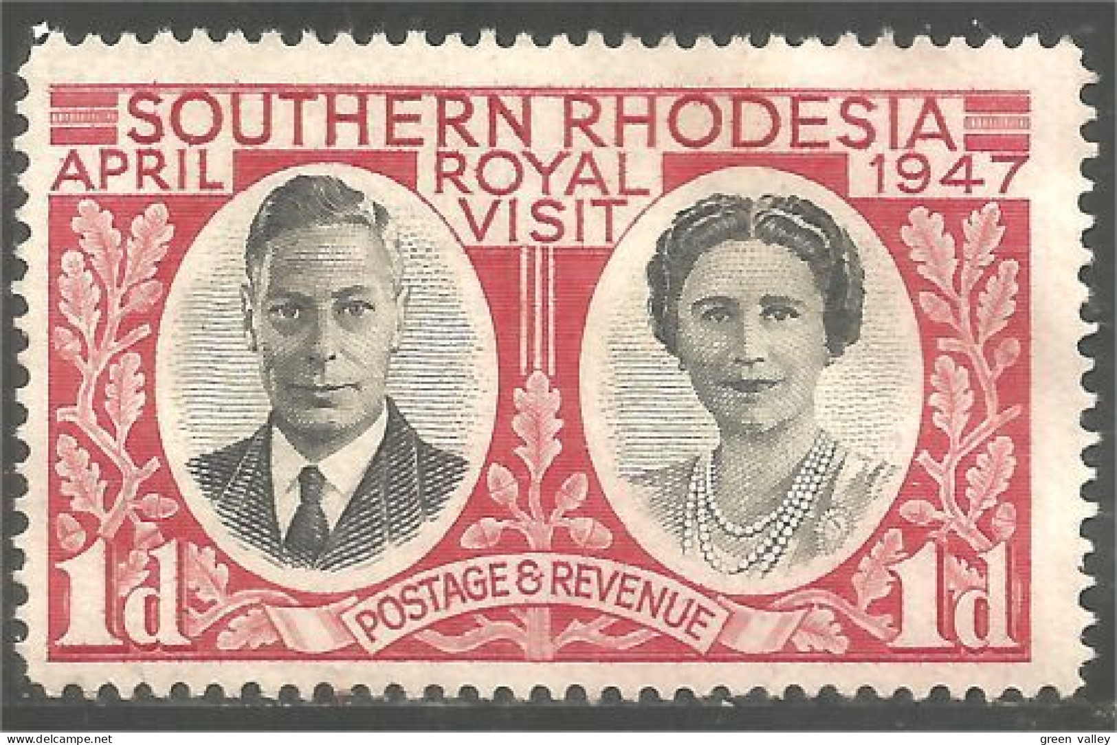 762 Southern Rhodesia 1943 George VI Elizabeth MH * Neuf (RHS-23) - Südrhodesien (...-1964)