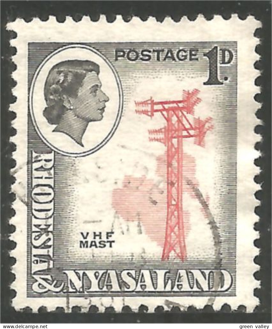 760 Rhodesia Nyasaland Radio Mat VHF Mast (RHO-41e) - Rhodésie & Nyasaland (1954-1963)