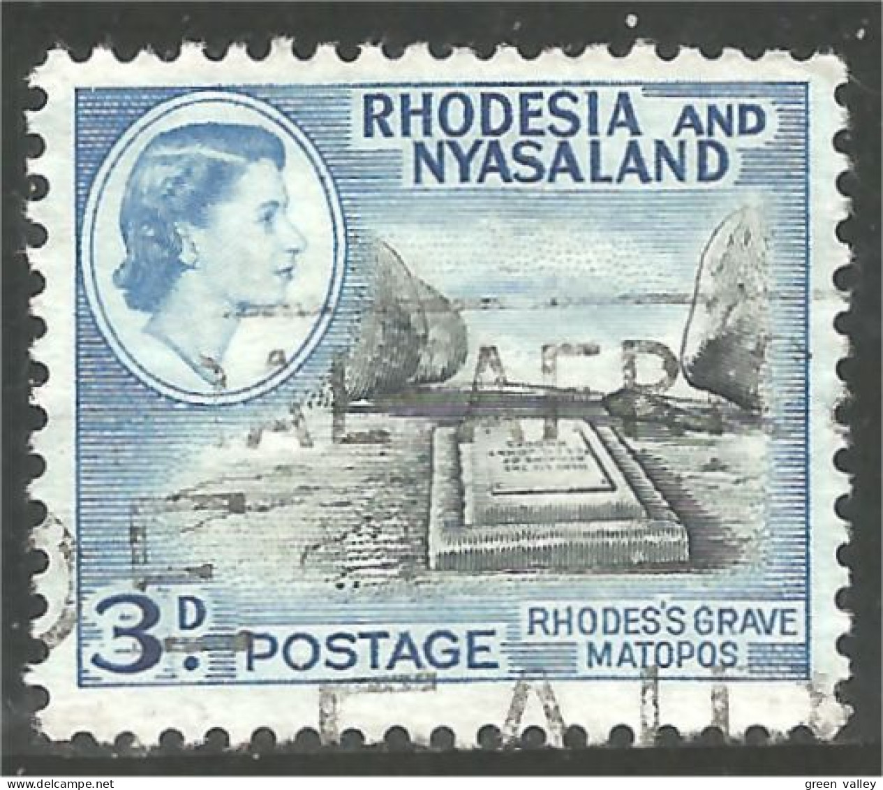 760 Rhodesia Nyasaland Cecil B Rhodes Grave Tombe Matopos (RHO-42b) - Rodesia & Nyasaland (1954-1963)