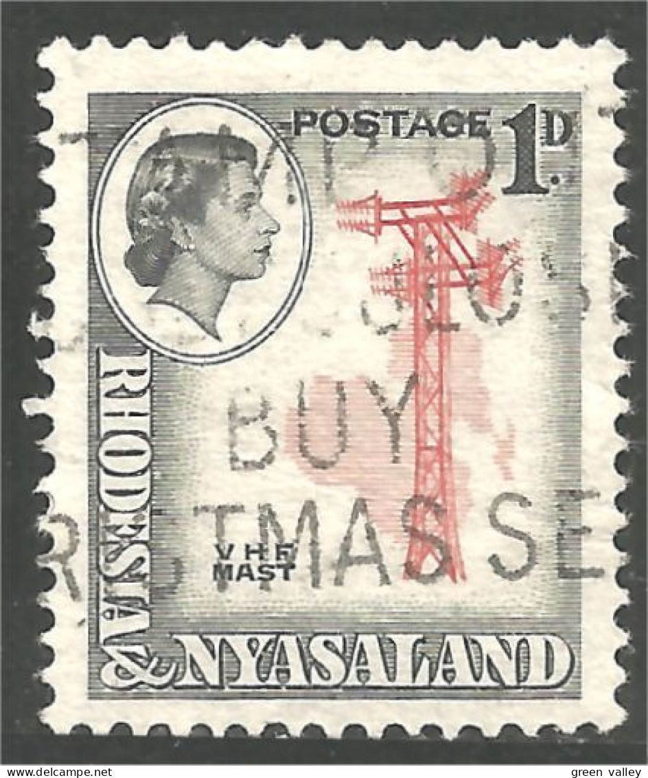 760 Rhodesia Nyasaland Radio Mat VHF Mast (RHO-41c) - Rodesia & Nyasaland (1954-1963)