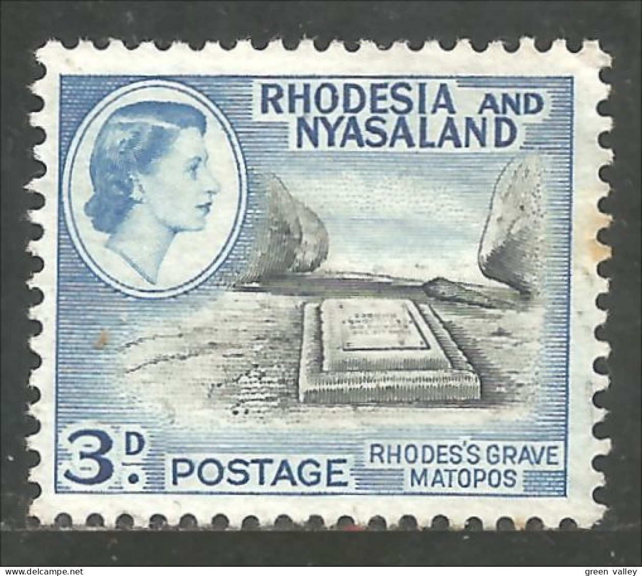 760 Rhodesia Nyasaland Cecil B Rhodes Grave Tombe Matopos (RHO-42c) - Explorers