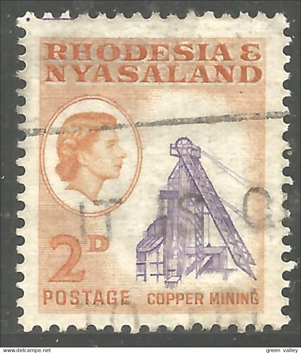 760 Rhodesia Nyasaland Copper Mining Mine Cuivre (RHO-37) - Minéraux