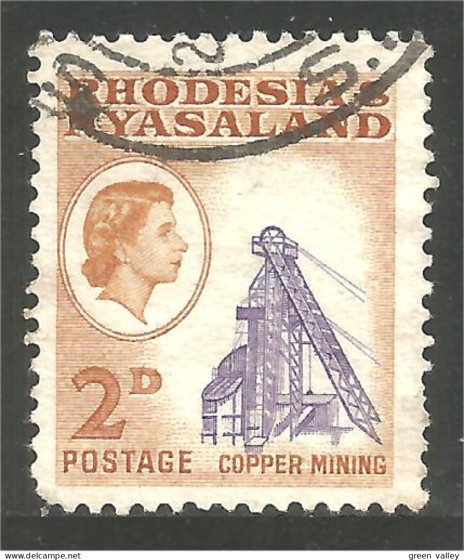 760 Rhodesia Nyasaland Copper Mining Mine Cuivre (RHO-38) - Minéraux