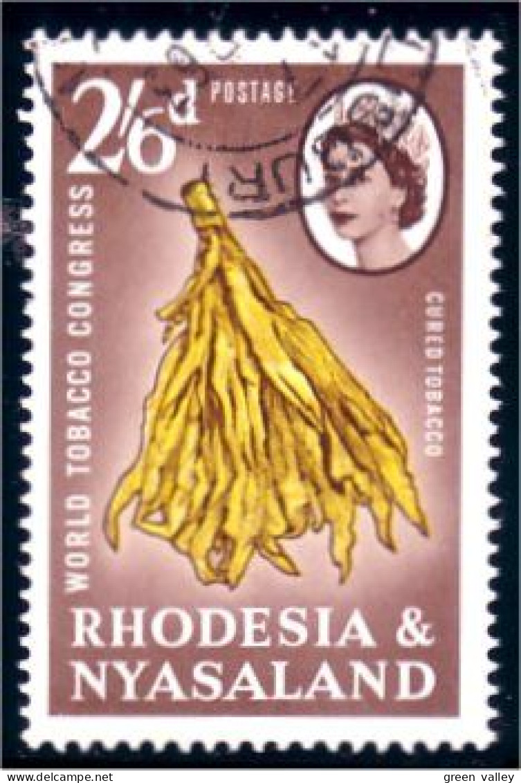 760 Rhodesia Nyasaland Tabac Tobacco 2sh 6d (RHO-21) - Tabaco