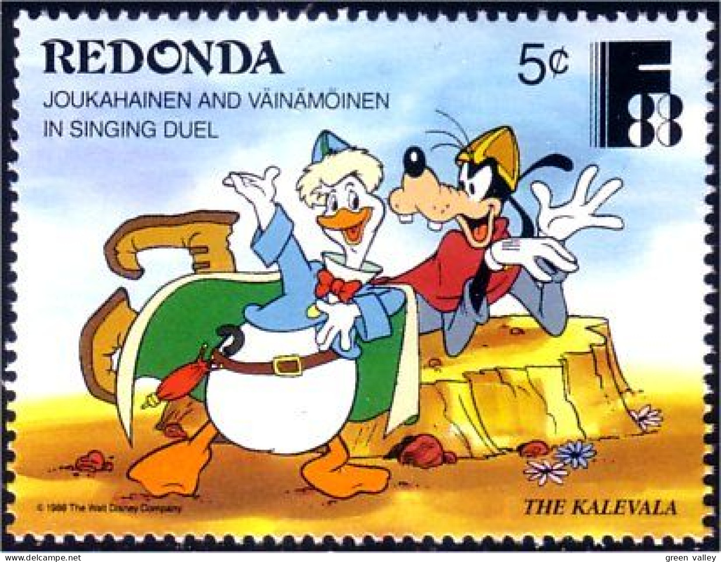 756 Redonda Disney Goofy Dingo MNH ** Neuf SC (RED-18a) - Antigua And Barbuda (1981-...)