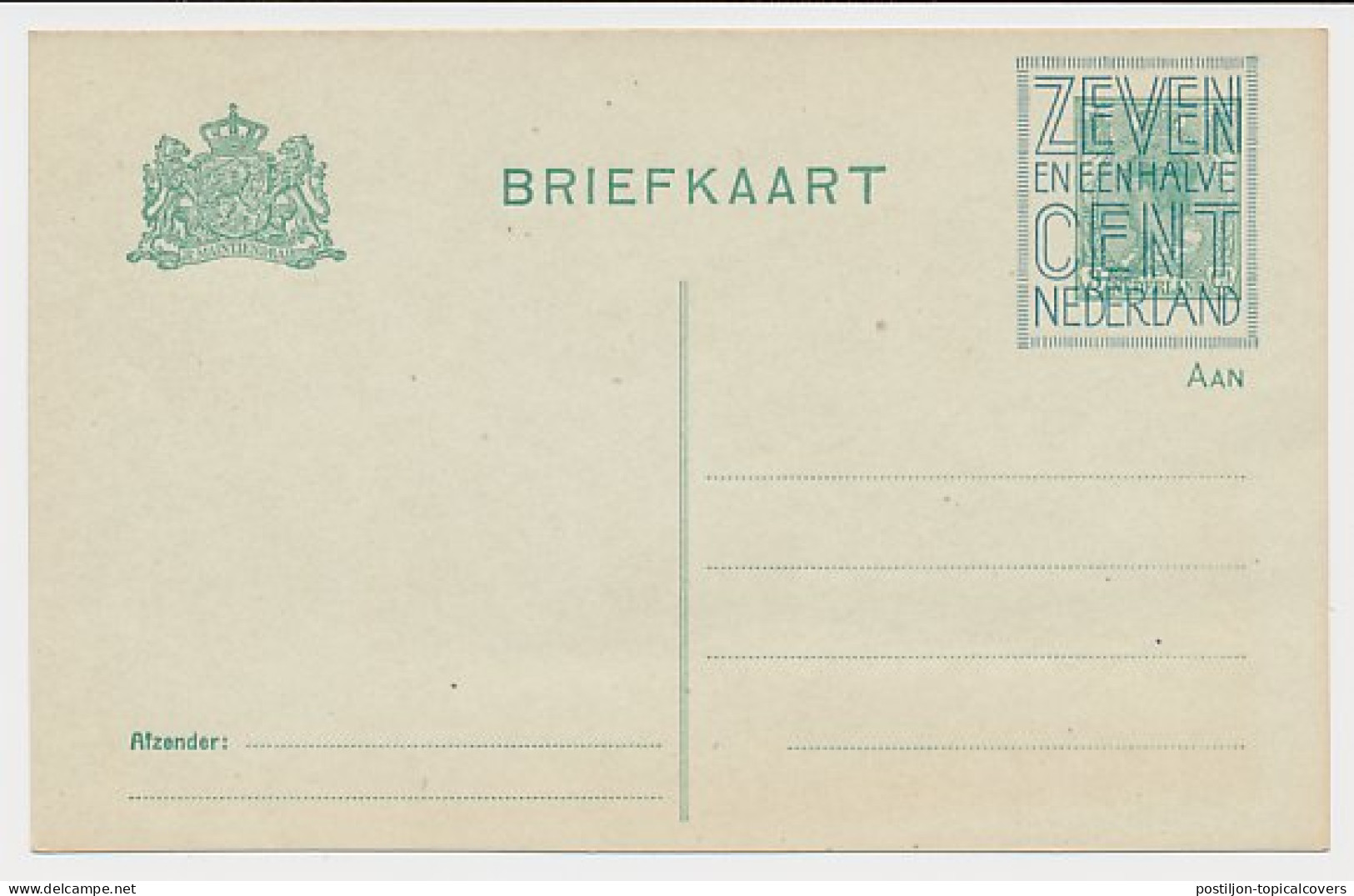 Briefkaart G. 130 A I Z-1 - Postal Stationery