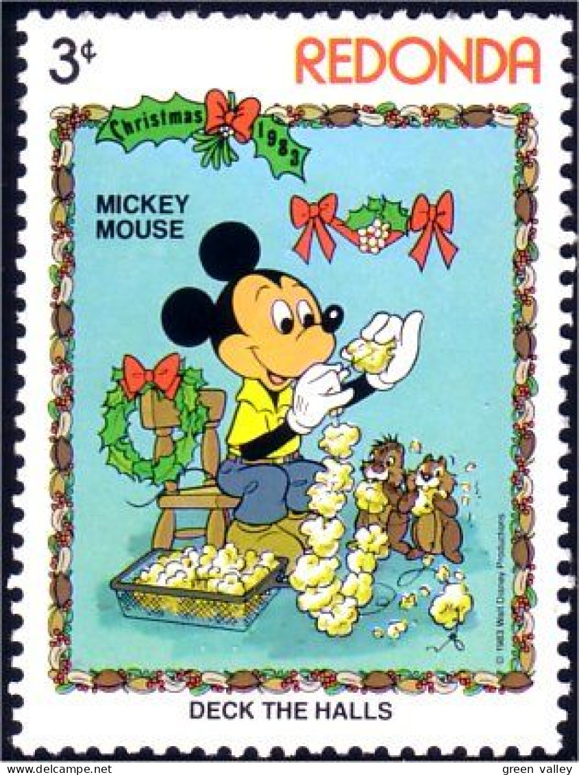 756 Redonda Disney Mickey Noel Christmas Mais Maize Pop Corn MNH ** Neuf SC (RED-11) - Disney