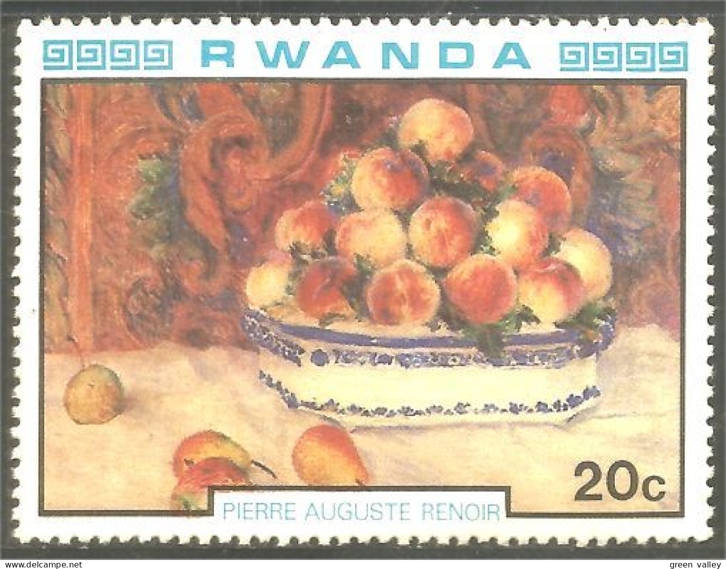 777 Rwanda Tableau Renoir Painting MNH ** Neuf SC (RWA-292) - Unused Stamps