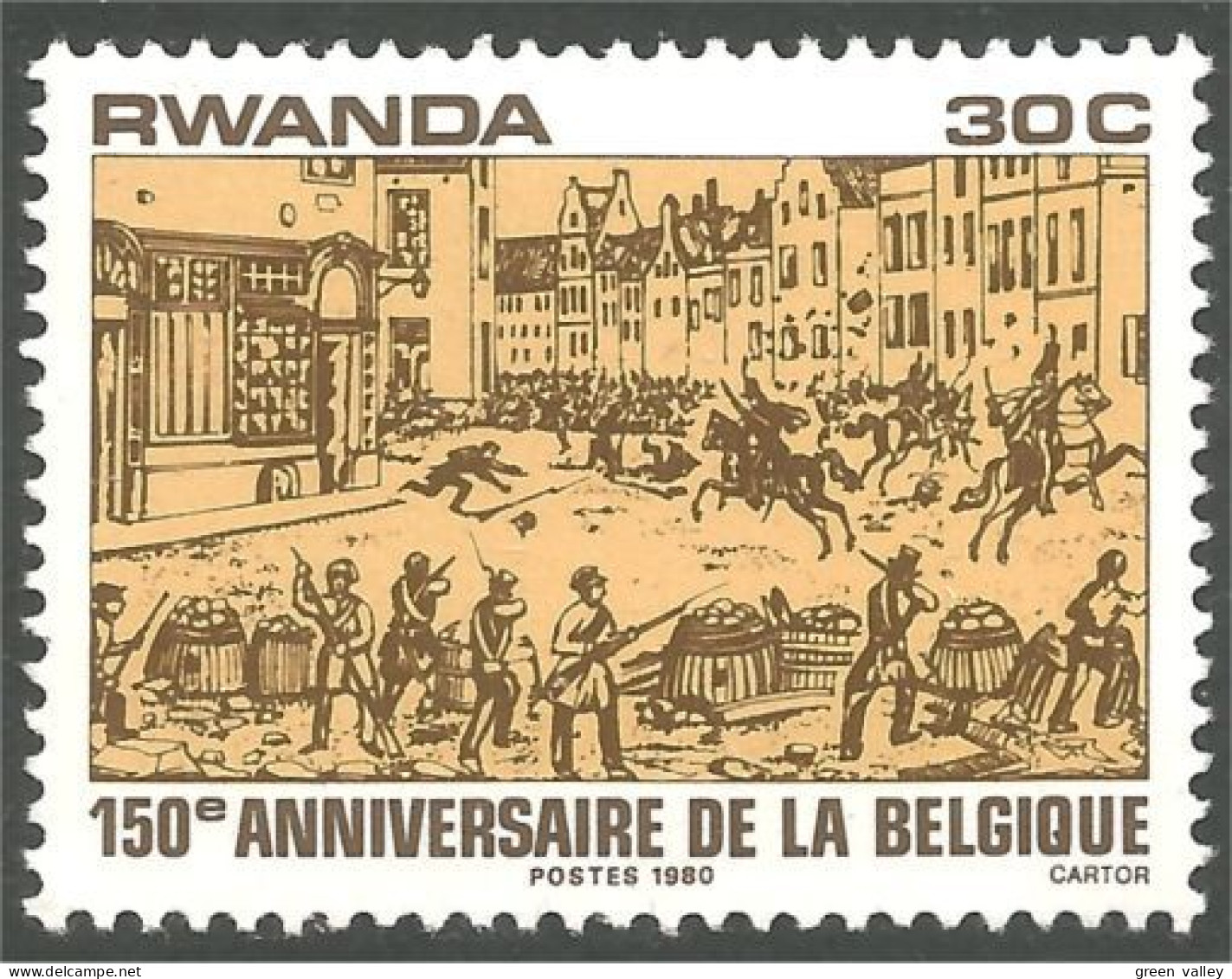 777 Rwanda 150e Anniversaire Belgique Belgium MNH ** Neuf SC (RWA-283) - Ongebruikt