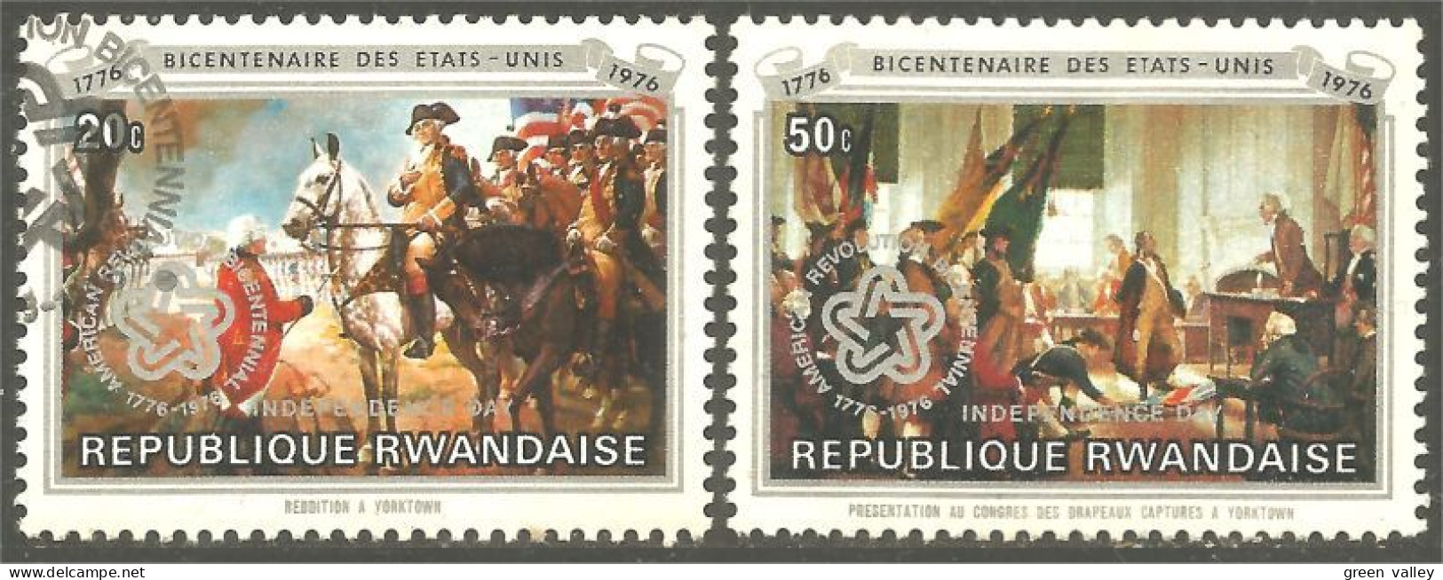 777 Rwanda Bicentenaire USA Bicentenary 1776 MNH ** Neuf SC (RWA-269) - Unabhängigkeit USA