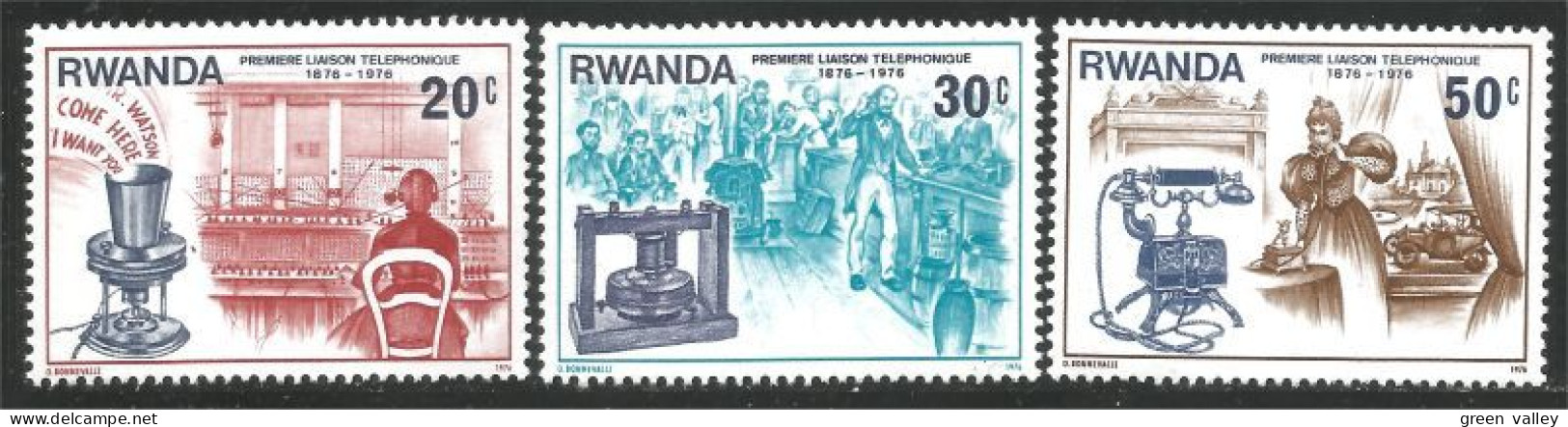 777 Rwanda Téléphone Phone Telefon Communication Telecommunications MNH ** Neuf SC (RWA-261) - Télécom