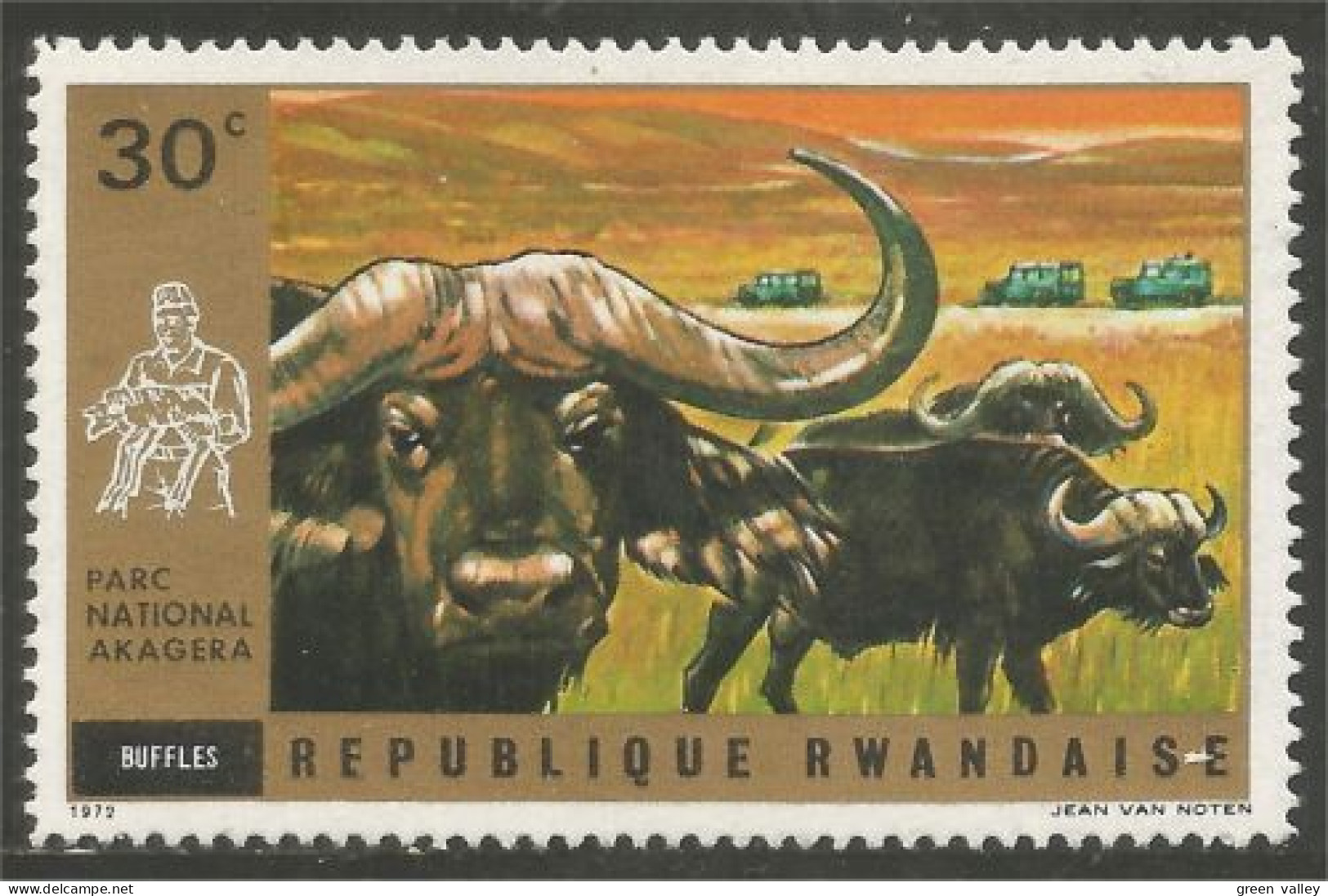 777 Rwanda Buffle Buffalo Bubalus MH * Neuf (RWA-230) - Sonstige & Ohne Zuordnung