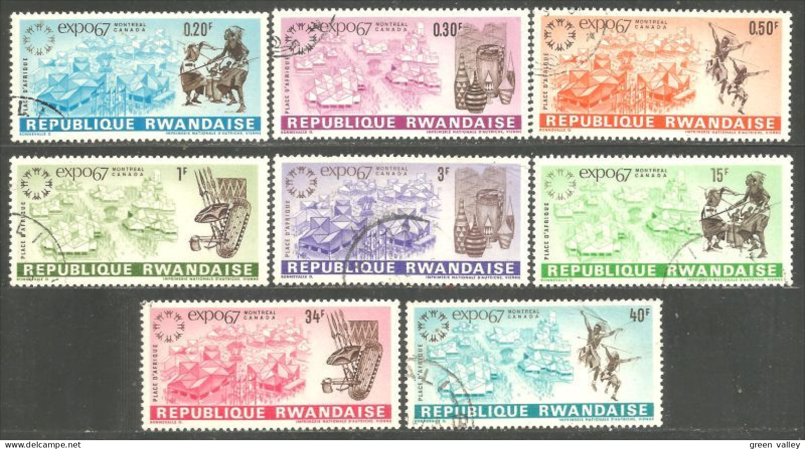 777 Rwanda Expo 67 Montreal Danse Dance Music Musique Tanz Musik (RWA-221) - Danse