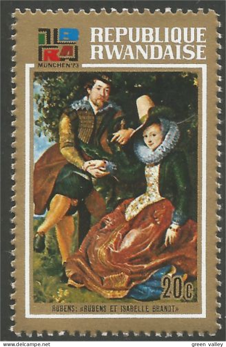 777 Rwanda Tableau Rubens Painting MNH ** Neuf SC (RWA-213) - Rubens