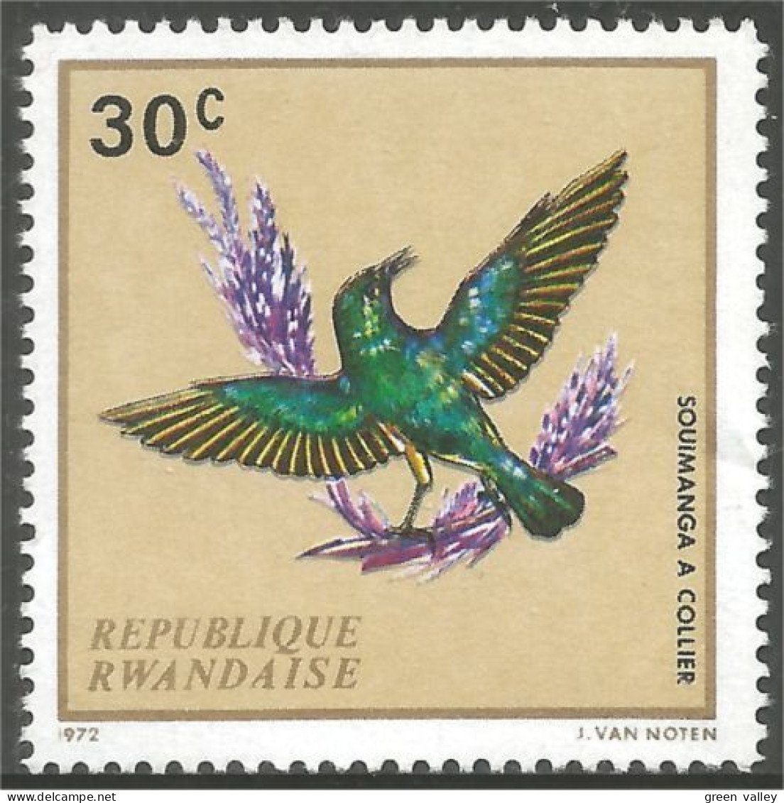 777 Rwanda Oiseau Bird Vogel Uccello Souimanga Sunbird MNH ** Neuf SC (RWA-171b) - Sonstige & Ohne Zuordnung