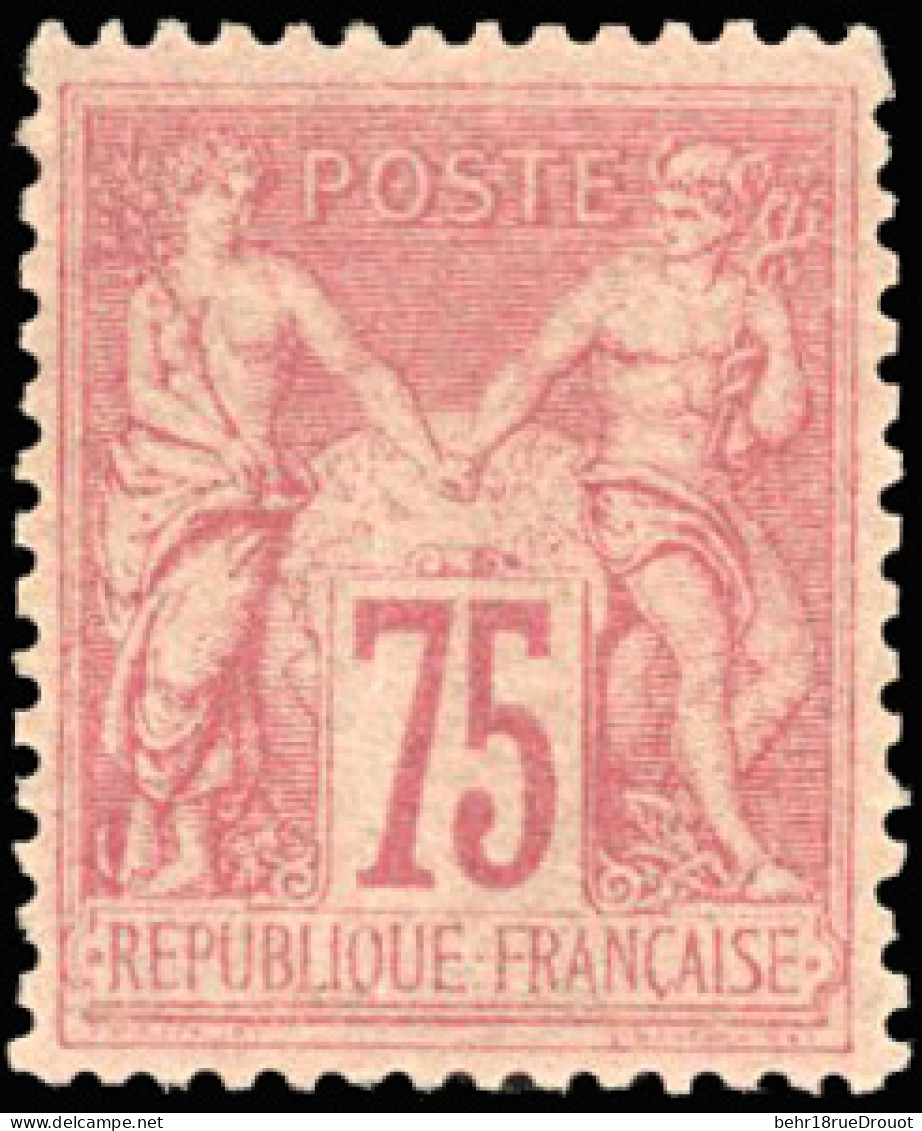 * 81 - 75c. Rose. Très Frais. Centrage Parfait. SUP. - 1876-1878 Sage (Type I)