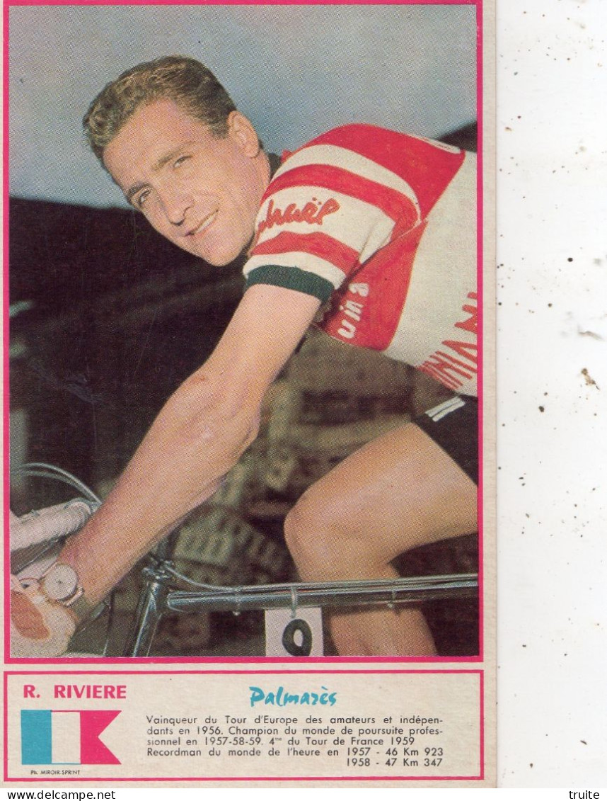 R. RIVIERE  + PALMARES - Cyclisme