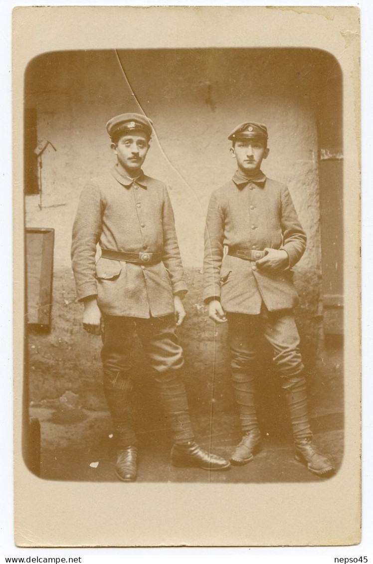 Carte Photo.Soldats Allemands. - Uniforms