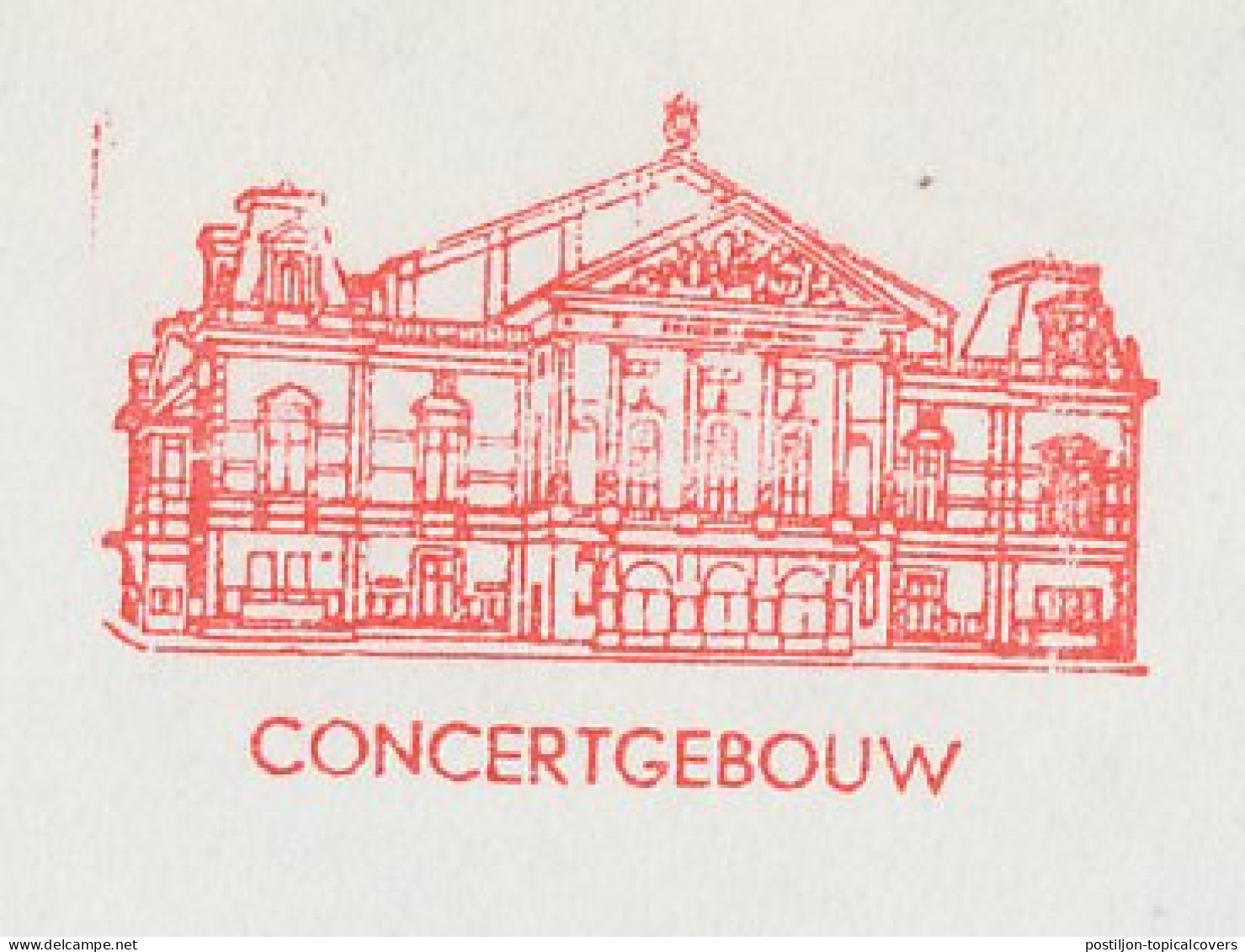 Meter Cover Netherlands 1974 Concert Hall Amsterdam - Musik
