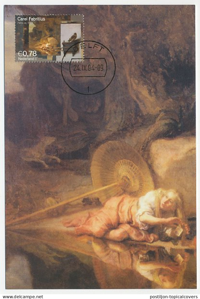 Maximum Card Netherlands 2004 Hera - Carel Fabritius - Mythology