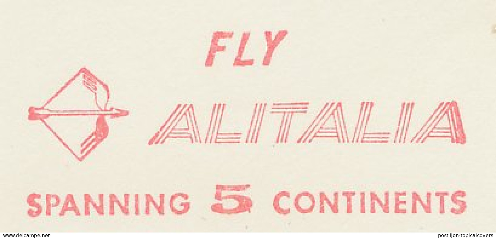 Meter Cut USA 1962 Airline - Alitalia - Vliegtuigen