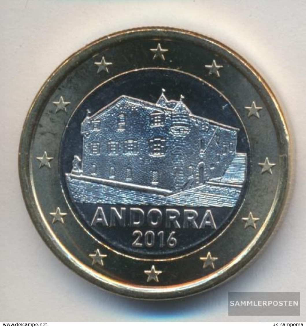 Andorra And 7 2016 Stgl./unzirkuliert Stgl./unzirkuliert 2016 1 Euro Kursmünze - Andorra