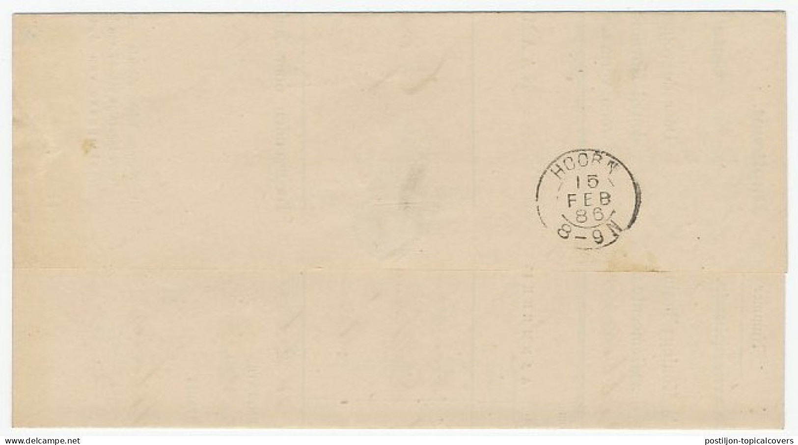 Naamstempel Oosterblokker 1886 - Cartas & Documentos