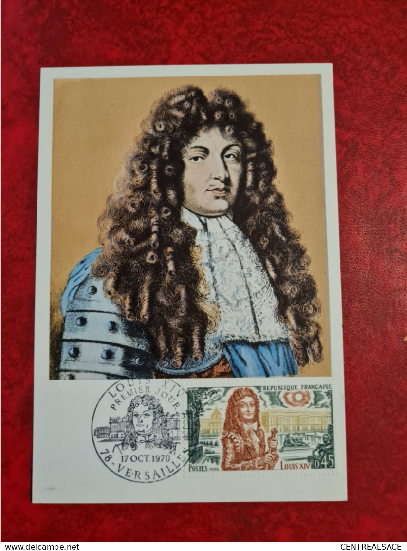 Carte Fdc Maxi 1970 VERSAILLES LOUIS XIV - 1970-1979