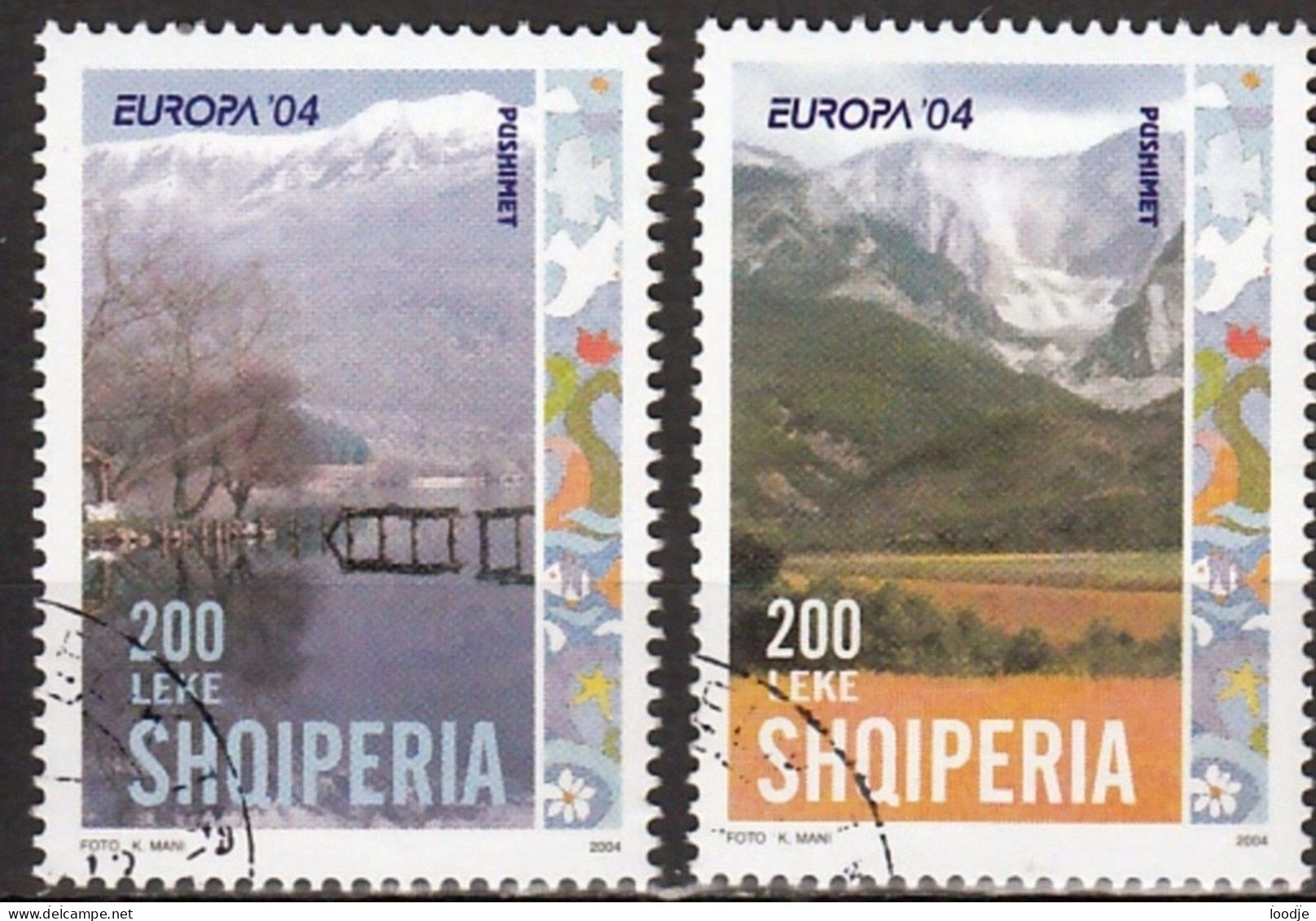 Albanie  Europa Cept 2004 Type A  Gestempeld - 2004