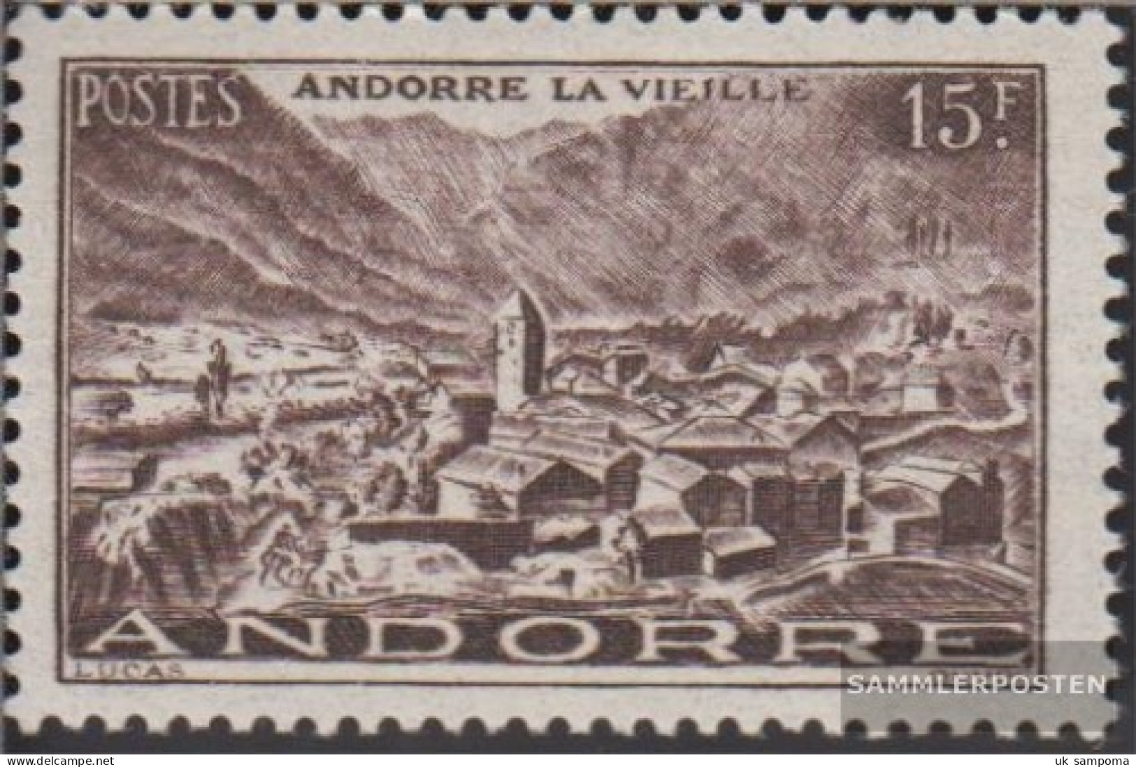 Andorra - French Post 131 Unmounted Mint / Never Hinged 1944 Landscapes - Libretti