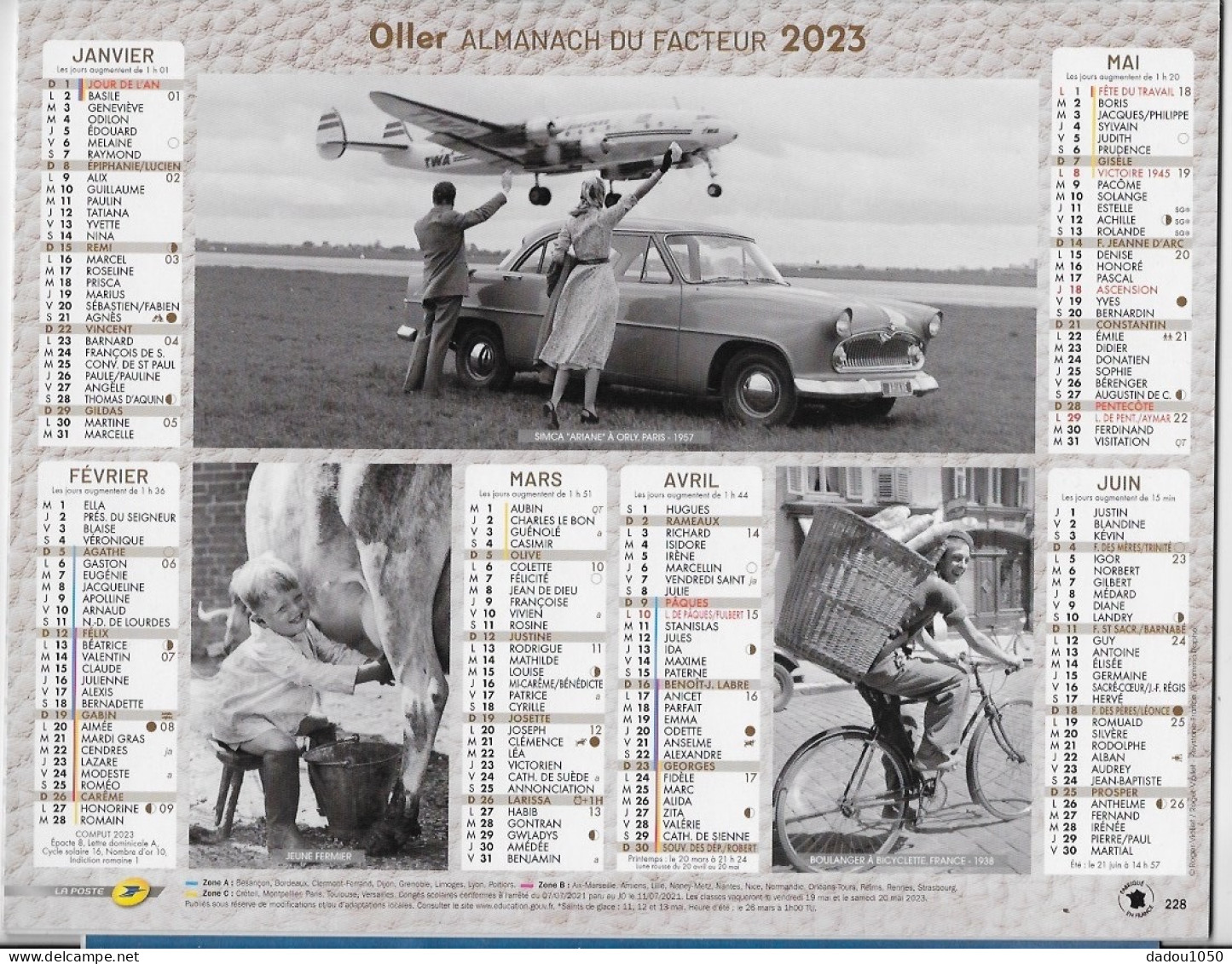 Calendrier Du Facteur 69 Rhone 2023 - Groot Formaat: 2001-...