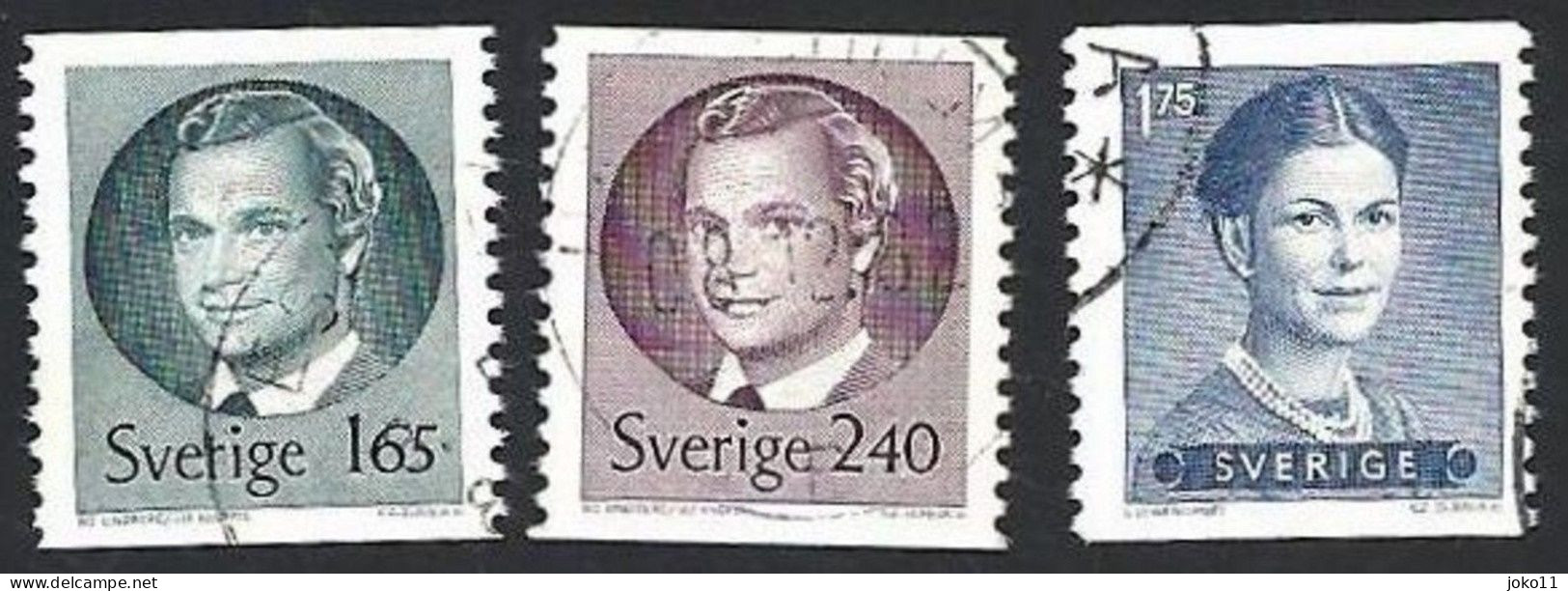 Schweden, 1981, Michel-Nr. 1149-1151, Gestempelt - Gebraucht