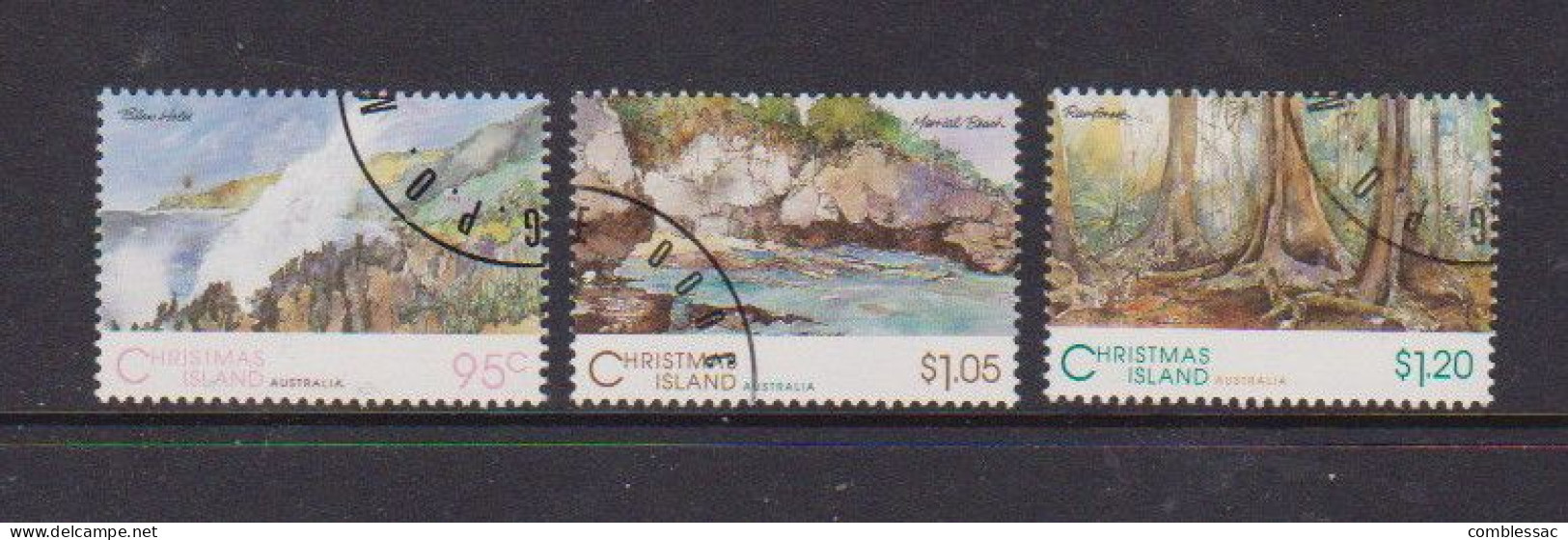 CHRISTMAS  ISLAND    1993    Scenic  Views    Part  Set  Of  3    USED - Christmas Island