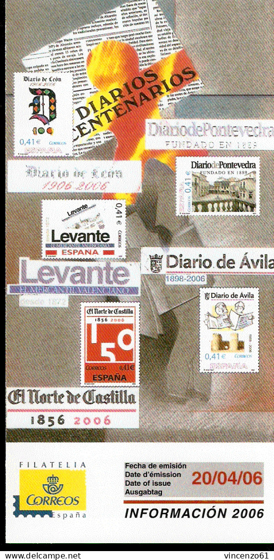 2006 Bollettino Bulletin Espana  Diarios Centenarios - Autres & Non Classés