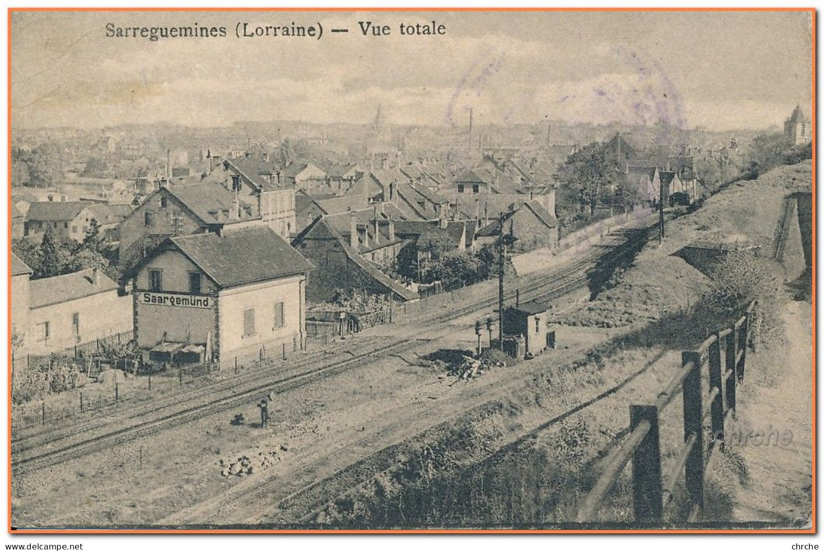 57 - Sarreguemines (Lorraine) - Vue Totale - La Gare - Sarreguemines