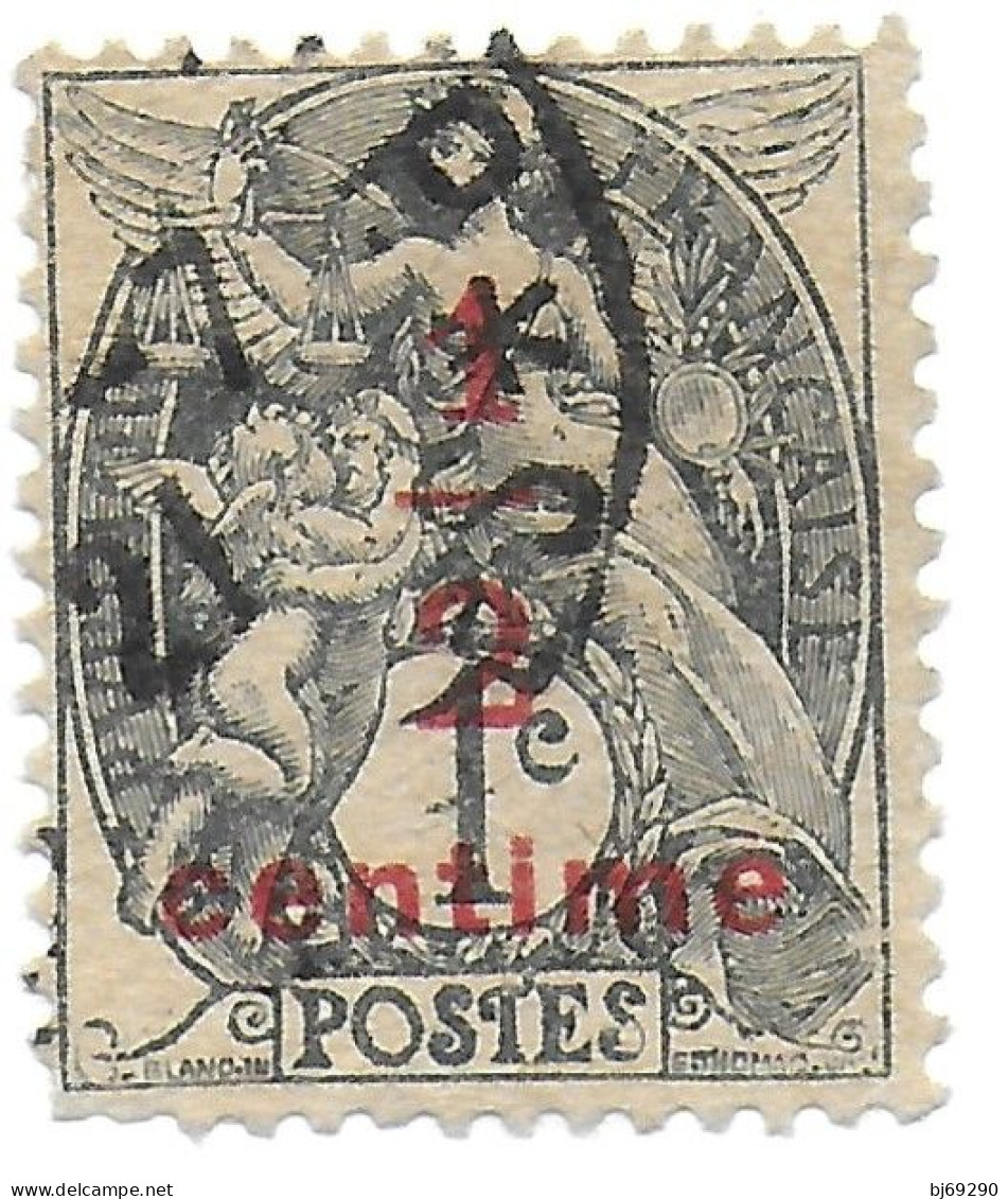 FRANCE Timbre N° 107 K De 1900-24 " Type Blanc " Surchargé 1/2 Centime, Oblitéré - Used Stamps