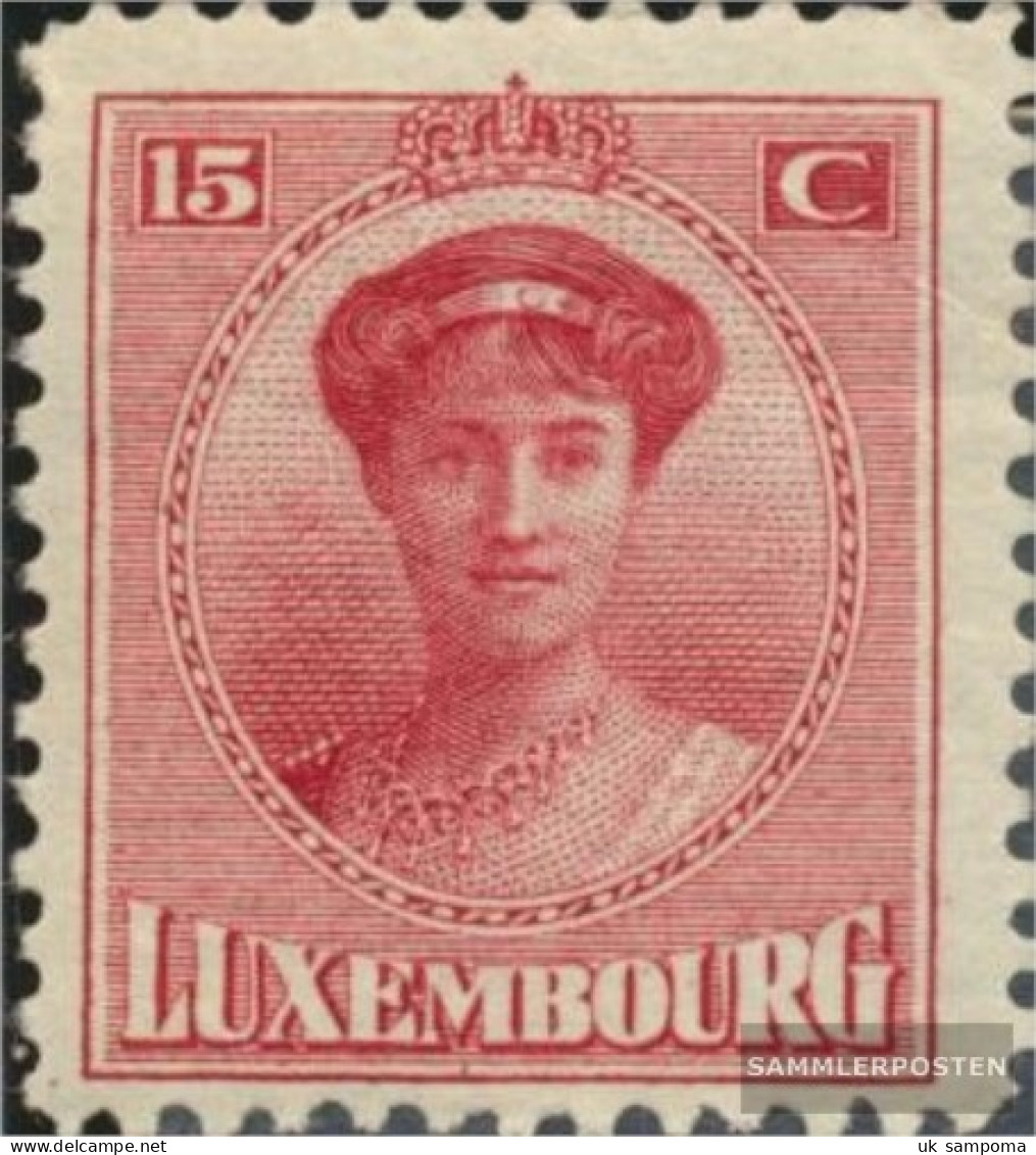 Luxembourg 121 (complete Issue) Unmounted Mint / Never Hinged 1921 Jean - Nuovi