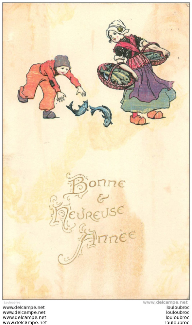 ILLUSTRATEUR AVEC RELIEF BONNE ET HEUREUSE ANNEE - Nouvel An