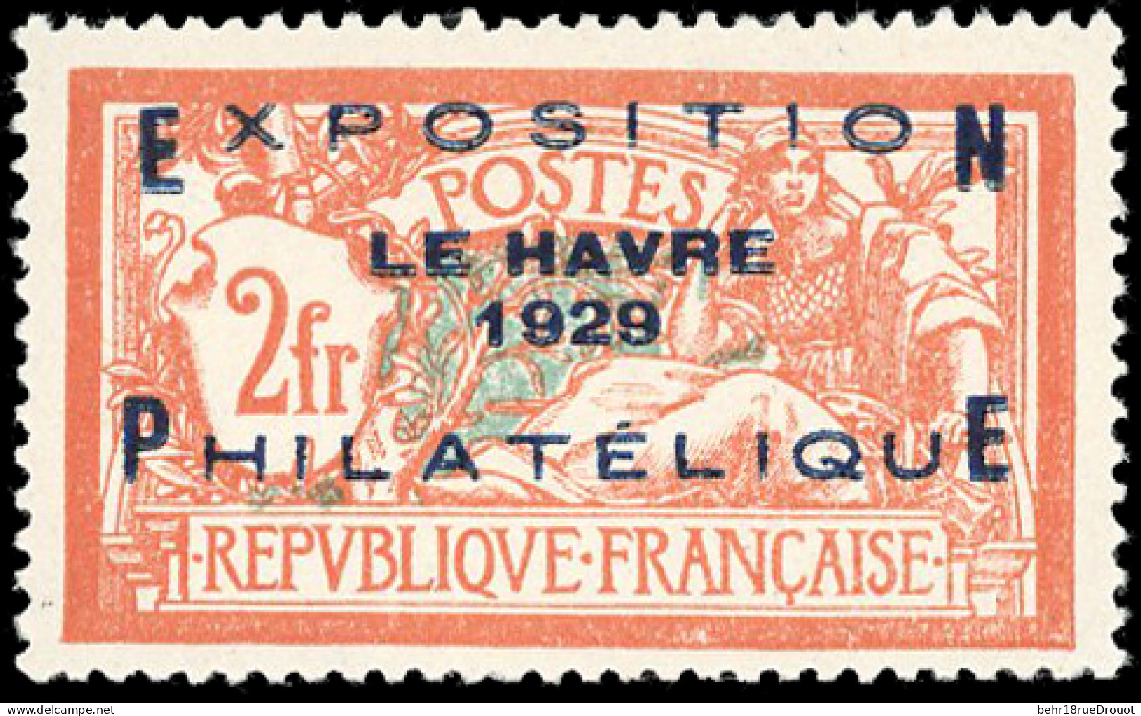 ** 257A - 2F. Exposition Philatélique Du Havre. TB. - Other & Unclassified