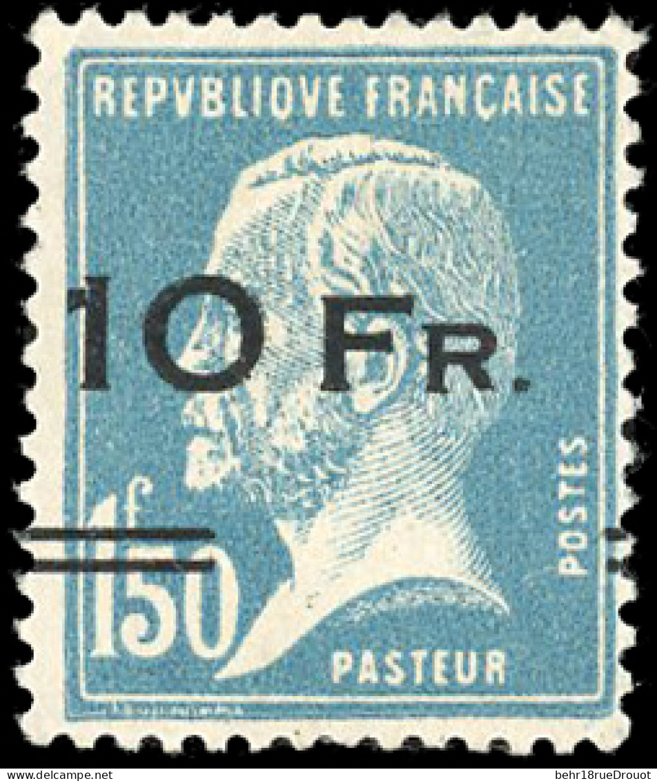 * 4 - 10F. S/1F.50 Pasteur Bleu "Ile De France" . SUP. - Other & Unclassified