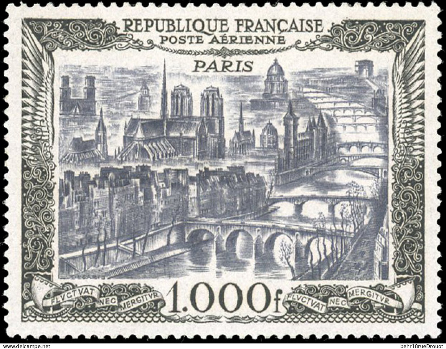 ** 29 - 1000F. Vue De Paris. SUP. - Andere & Zonder Classificatie