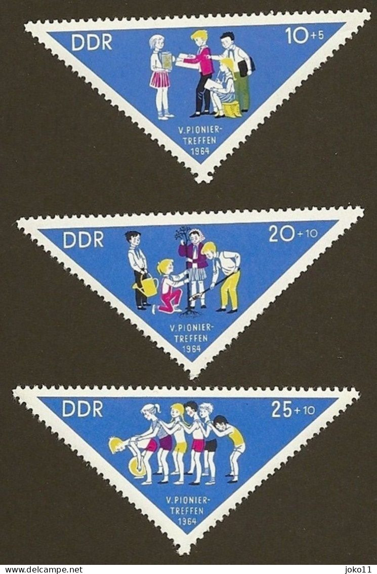 DDR, 1964, Michel-Nr. 1045-1047, **postfrisch - Nuovi