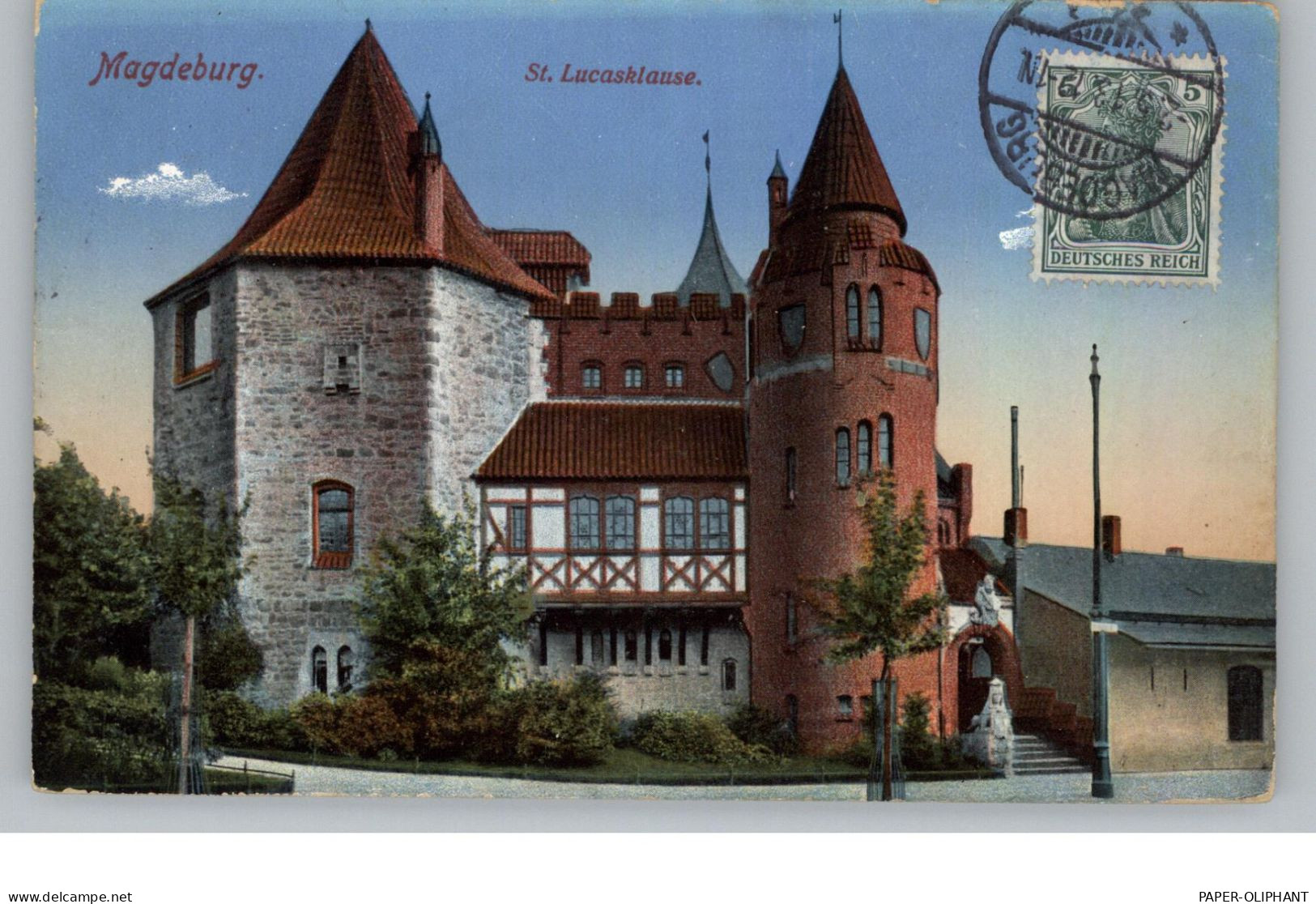 0-3000 MAGDEBURG, St. Lucasklause, 1913 - Maagdenburg