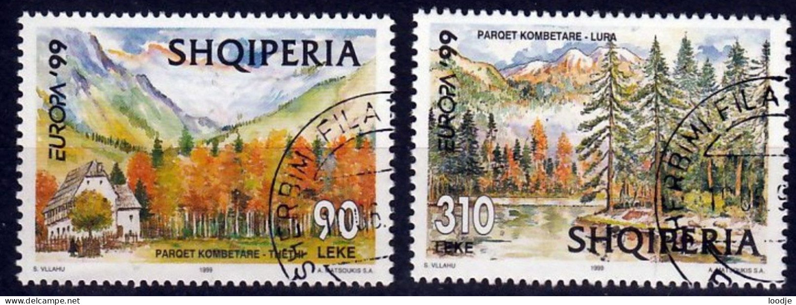 Albanie  Europa Cept 1999 Gestempeld - 1999