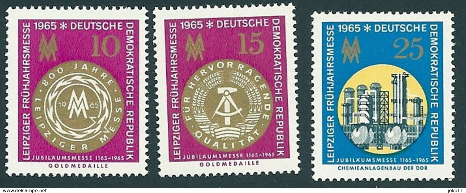 DDR, 1965, Michel-Nr. 1090-1092, **postfrisch - Ungebraucht